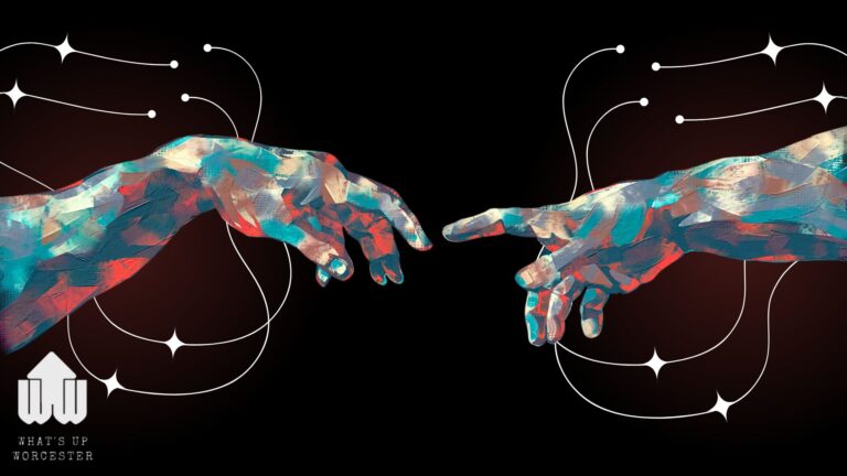 Black White Modern Museum Presentation