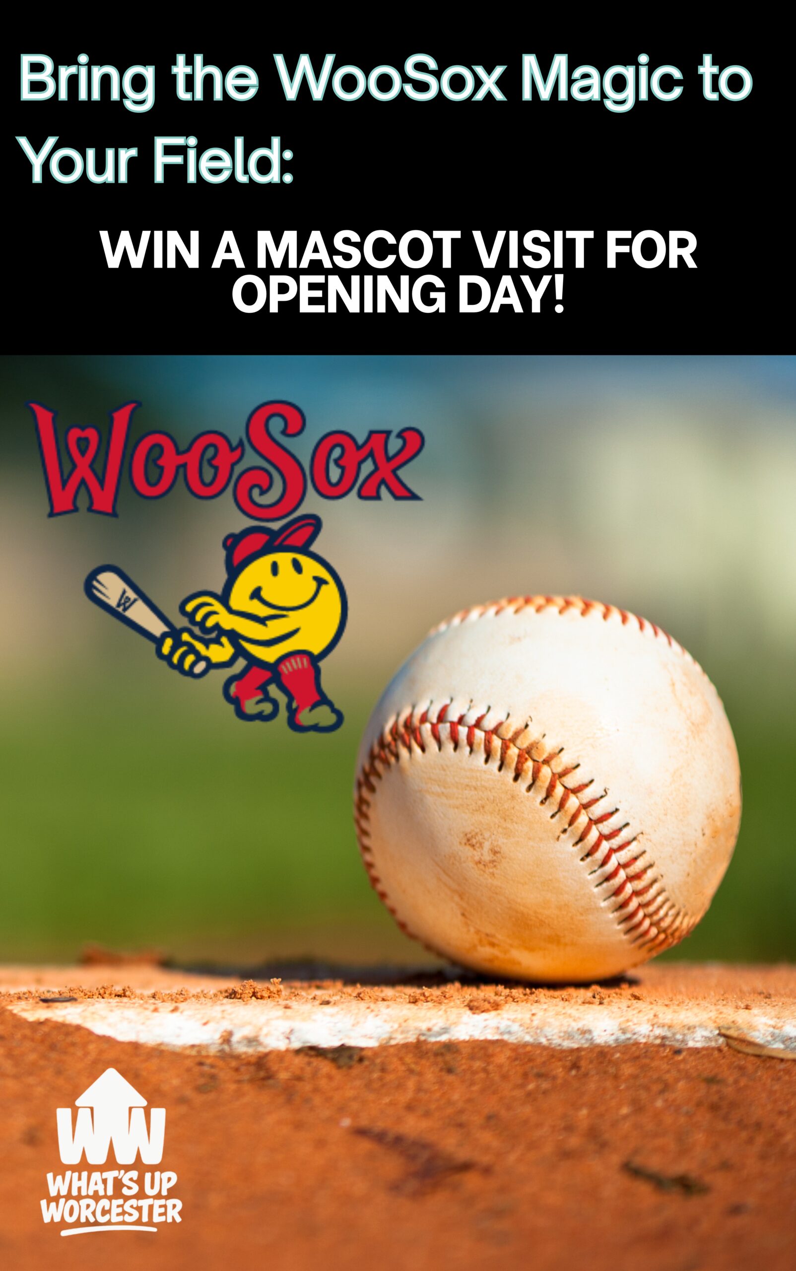 Bring the WooSox Magic to Your Field Win a Mascot Visit for Opening Day!